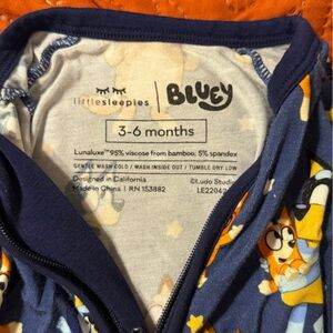 Little Sleepies Bluey zippy